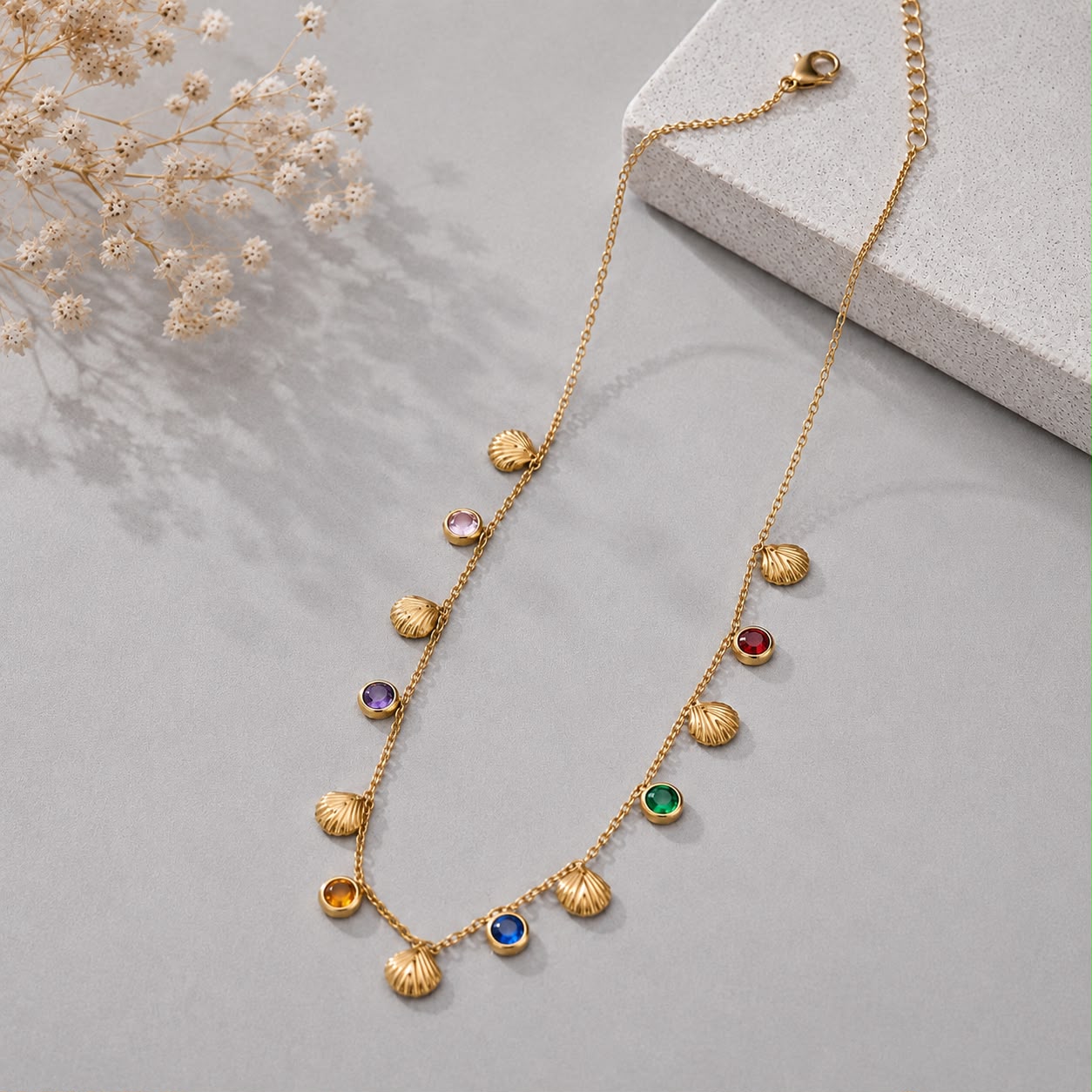 Multi Colour Long Necklace