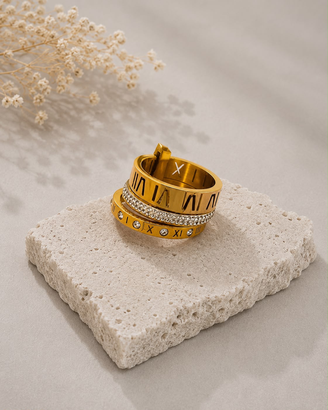Triple Roman Ring