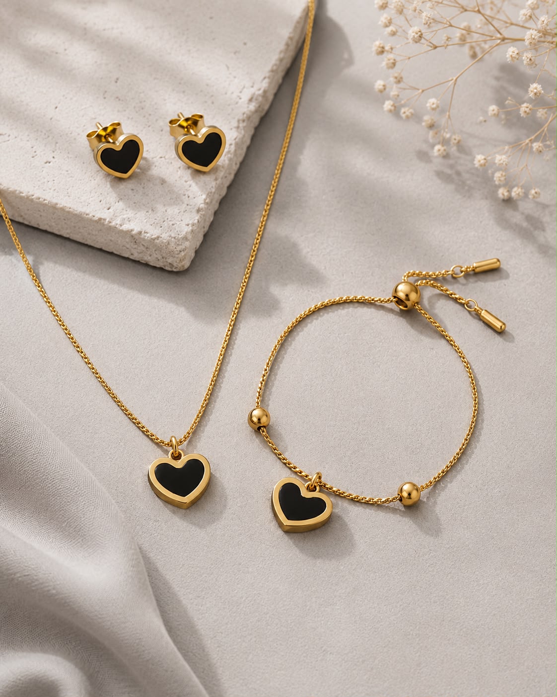 Black heart set