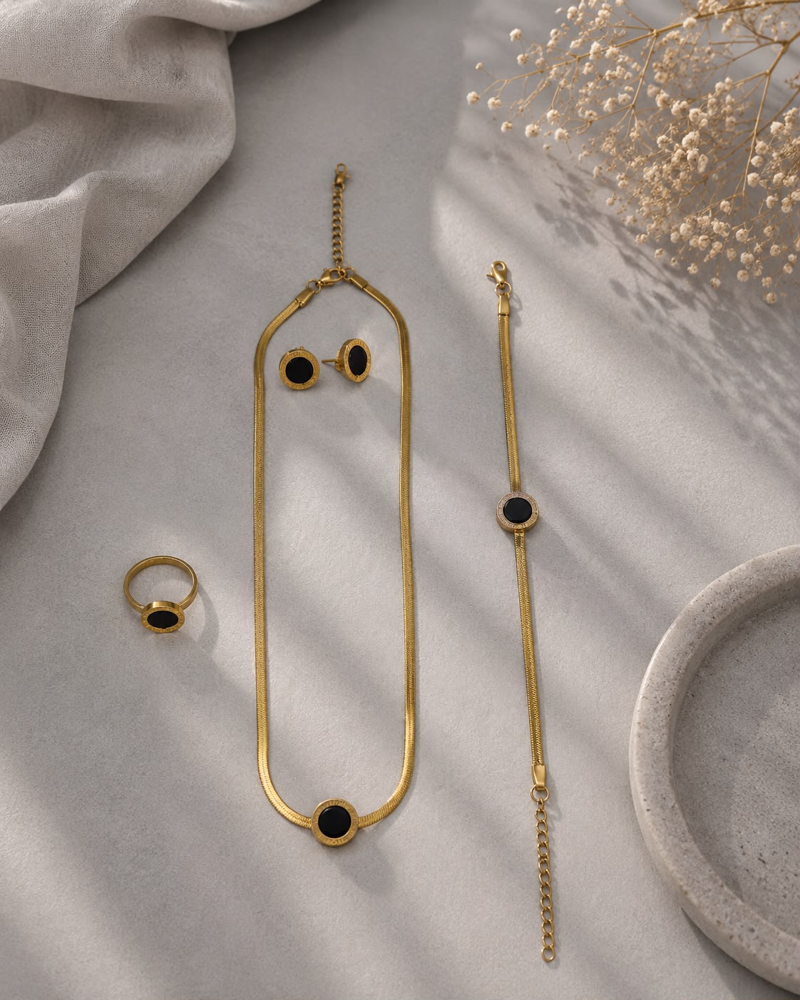 Snake chain Roman set (4 Pieces)