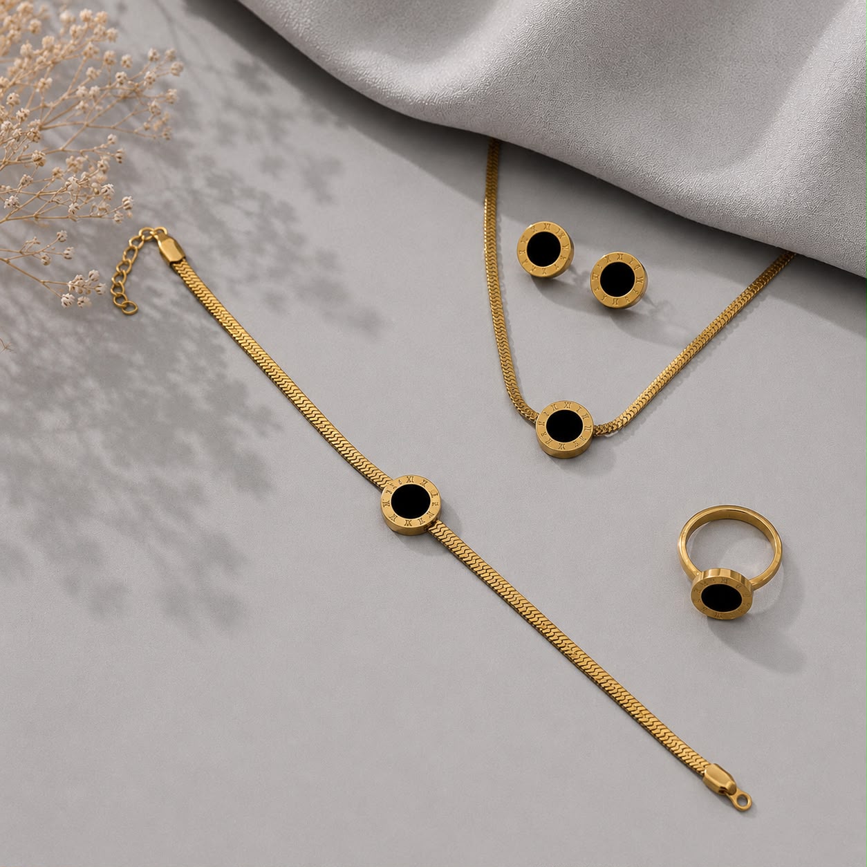 Snake chain Roman set (4 Pieces)