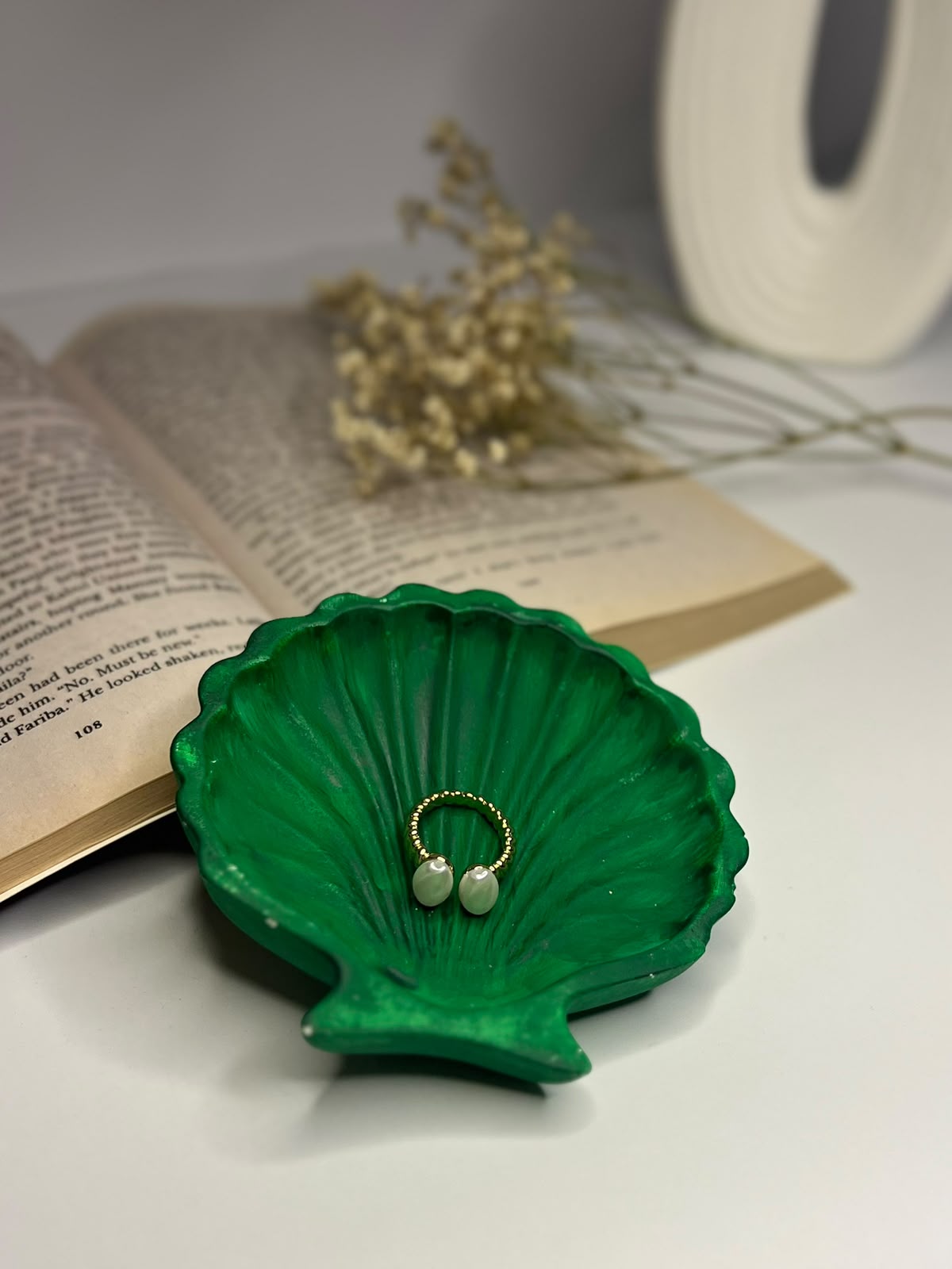 Twin Pearl Ring