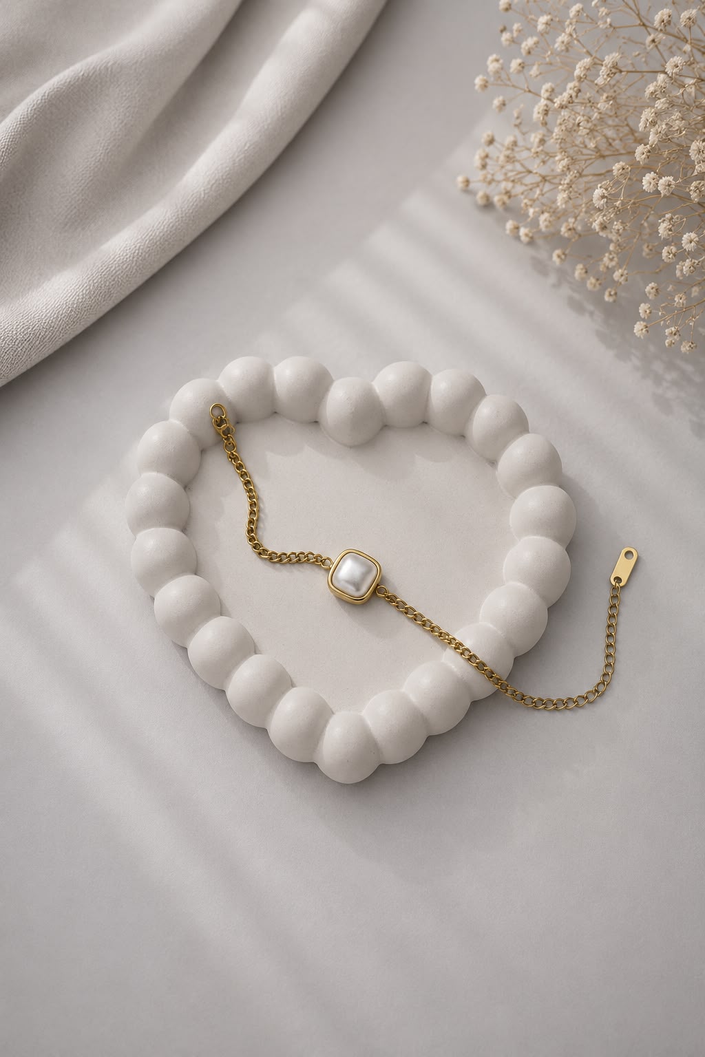 White Pearl Bracelet