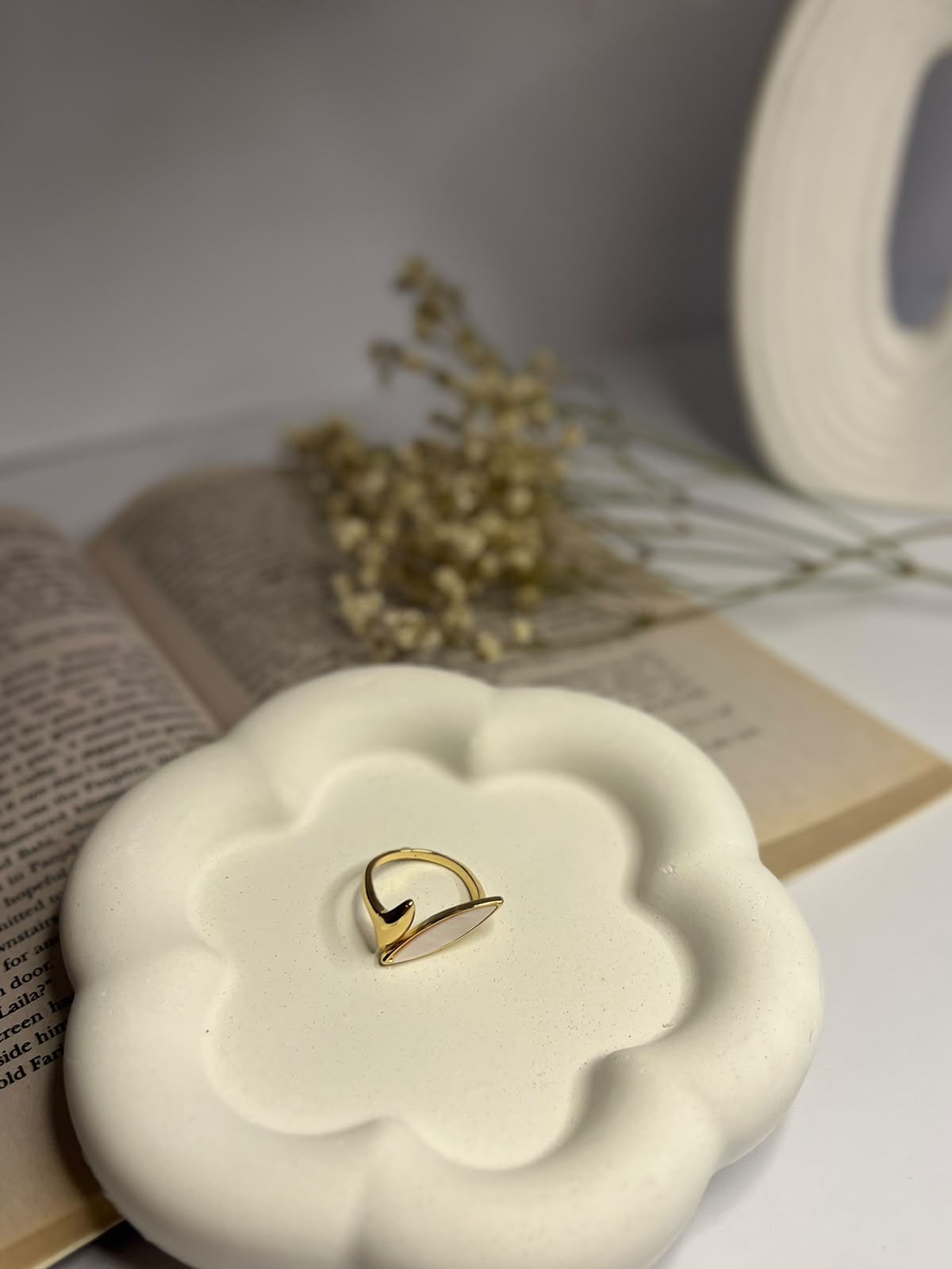 Golden Petal Ring