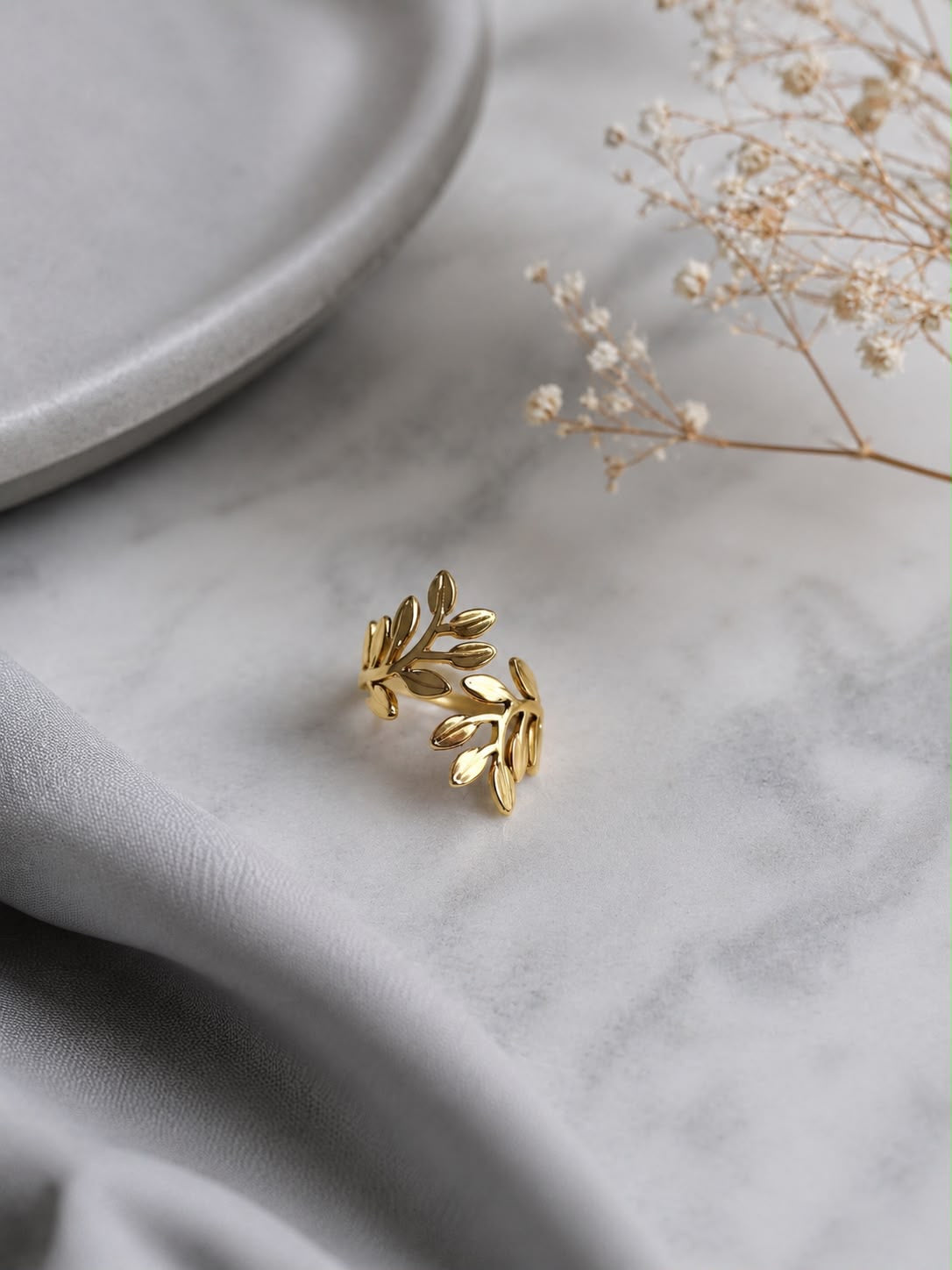 Leaf (Adjustable Ring)